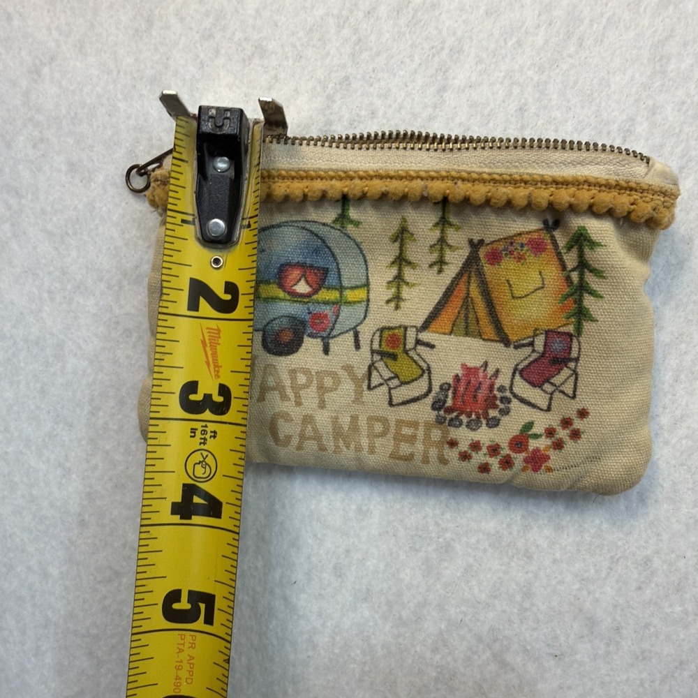Natural Life  ID Window Credit Card Wallet Purse Zipper Pouch Small - Picture 9 of 11